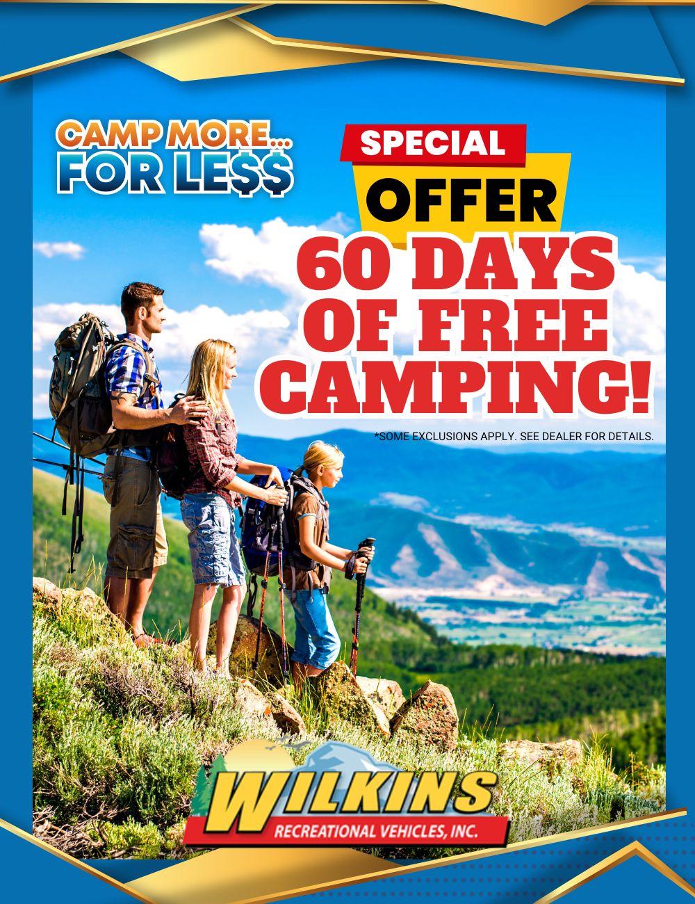 Camp more for less